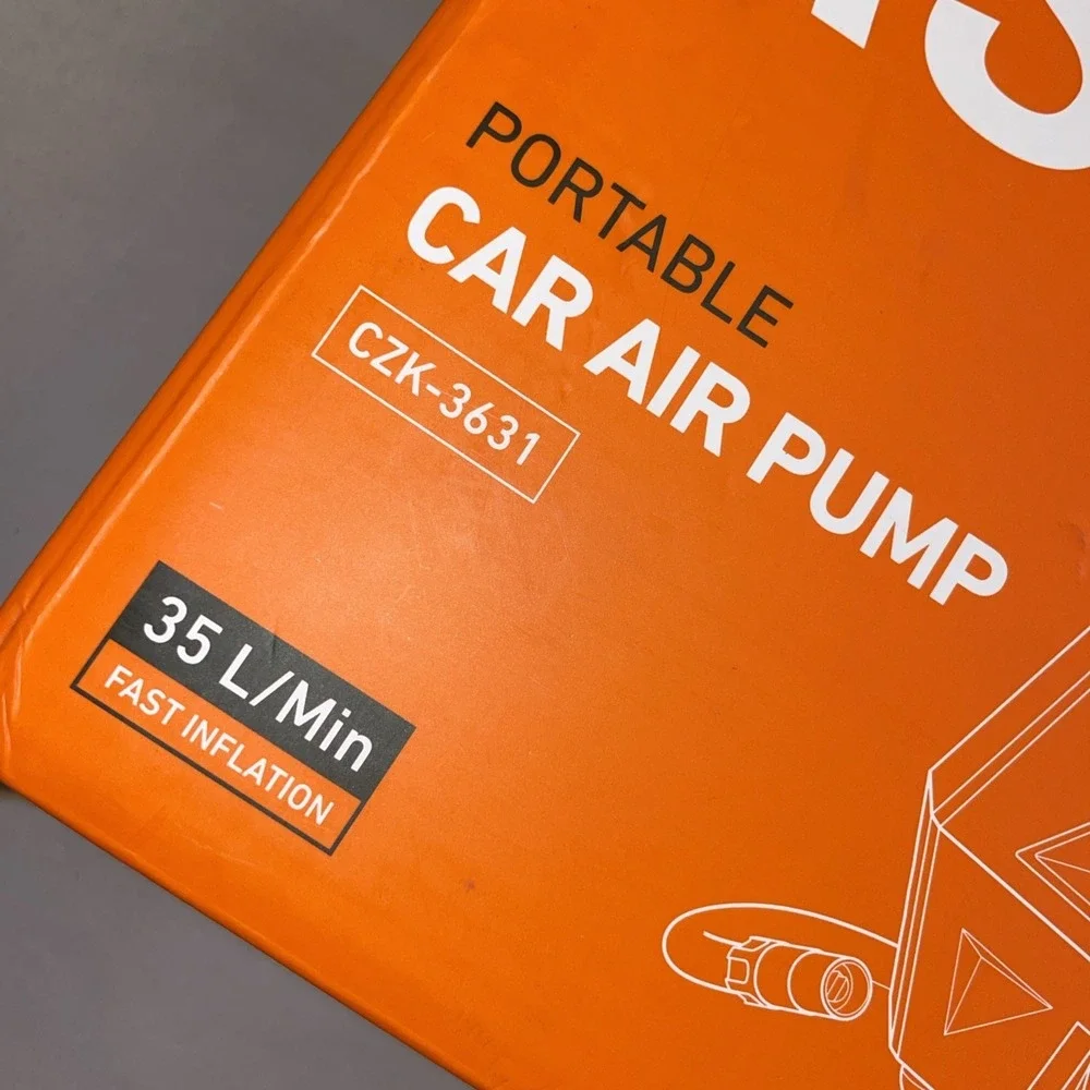 AstroAI Portable Car Air Pump CZK-3631 | 35 L/Min | with Accessories